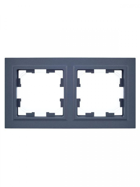 Рамка 2-м IP44 BRITE РУ-2-БрМ-44 маренго IEK BR-M22-44-K35
