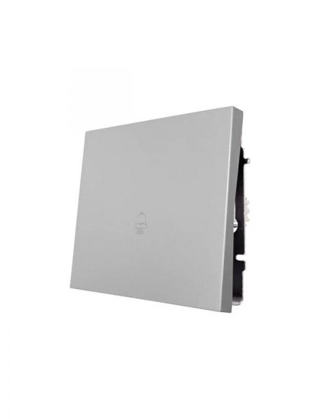 Кнопка звонка СП ZIMA IP20 безвинт. зажим сер. матов. LEZARD 704-7488-103QC