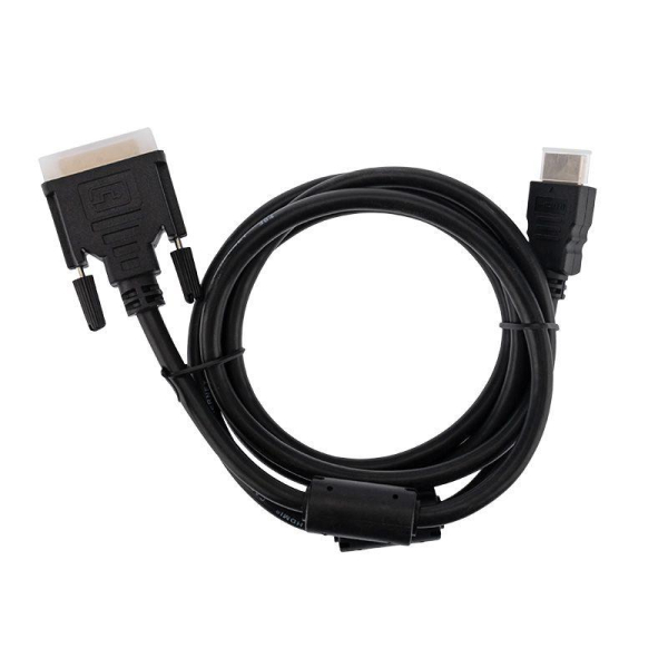 Шнур HDMI - DVI-D gold 1.5м с фильтрами Rexant 17-6303