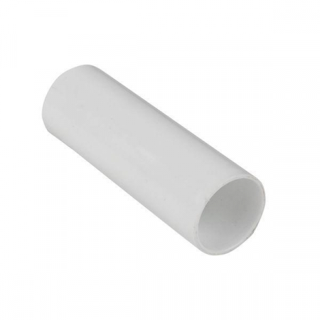 Муфта соединительная для трубы 16мм бел. Plast EKF ms-t-16-w-r