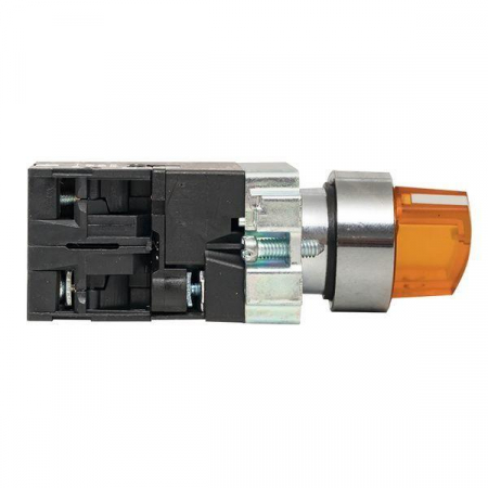Переключатель BD33 3P с желт. подсветкой 230В NO PROxima EKF xb2-bk33-y-230