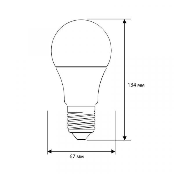 Лампа светодиодная LED25-A65/845/E27 25Вт 220В Camelion 13572