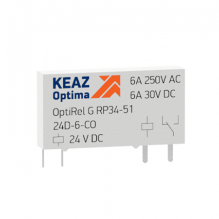 Реле промежуточное OptiRel G RP34-51-24D-6-CO КЭАЗ 281143