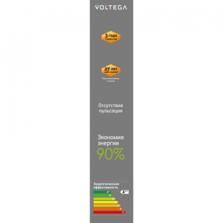 Лампа светодиодная филаментная Loft 271 T30 4Вт 1800К E27 DIM Voltega 8570
