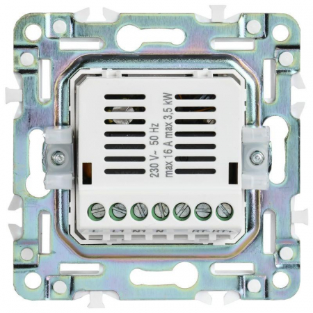 Термостат электронный SKANDY SK-T01S с индикацией серебр. IEK SK-RT11-K23