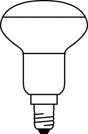 Лампа светодиодная LED Value LVR60 7SW/830 230В E14 2х5 (уп.5шт) OSRAM 4058075583931