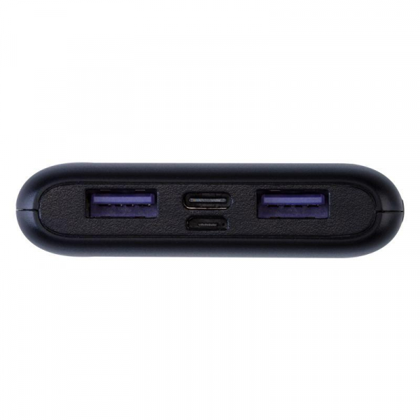 Устройство зарядное портативное Power Bank (аккумуляторная батарея) 10000мА.ч с Quick Charge и Power Delivery черн. Rexant 30-2051