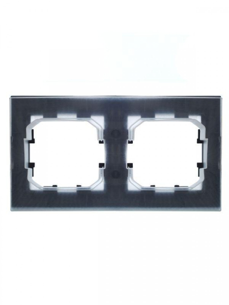 Рамка 2-м IP44 BRITE РУ-2-БрМ-44 маренго IEK BR-M22-44-K35