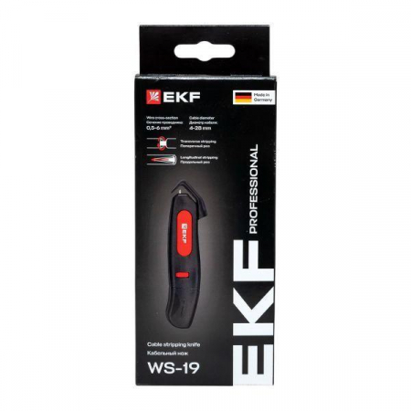 Нож кабельный WS-19 Professional EKF ws-19