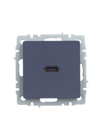 Розетка СП BRITE HDMI РHDMI-0-БрМ механизм маренго IEK BR-H10-K35