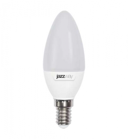 Лампа светодиодная PLED-SP C37 7Вт свеча 3000К тепл. бел. E14 530лм 230В JazzWay 1027818-2