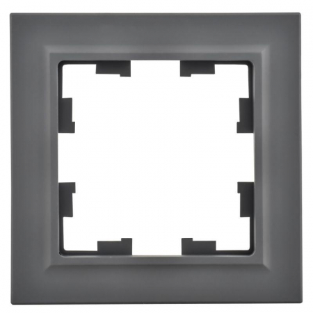 Рамка 1-м BRITE РУ-1-БрГ графит IEK BR-M12-K53