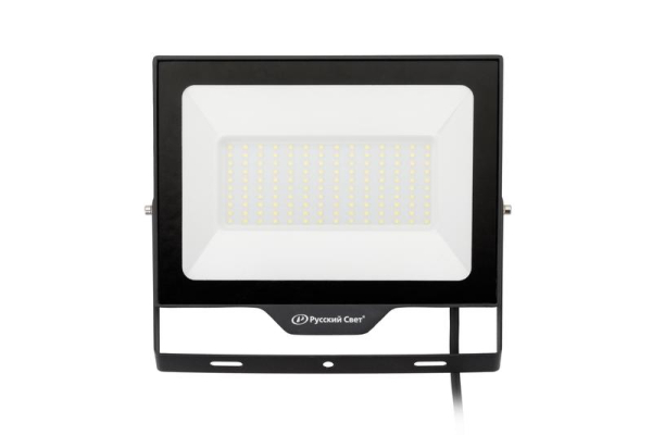 Прожектор светодиодный СДО FL 10 C 100W VW 865 BK CL LED 277х220х30мм 100Вт 6500К IP65 черн. Русский Свет 15081023056