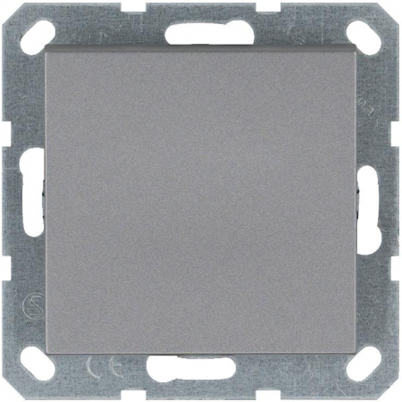Кнопка звонка 1-кл. 10А IP20 механизм алюм. Jasmart G3010S