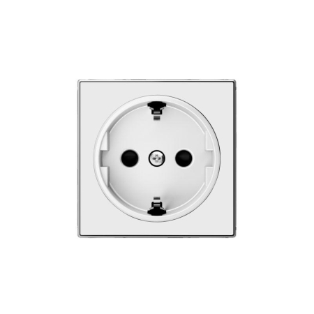 Накладка 1-м ОП Sky 16А IP20 для розетки Schuko альп. бел. ABB 2CLA858800A1101