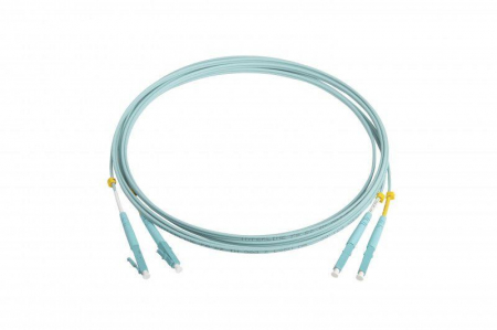 Патч-корд FC-D2-503-LC/PR-LC/PR-H-3M-LSZH-AQ волоконно-оптический (шнур) MM50/125(OM3) LC-LC duplex 10G/40G LSZH 3м Hyperline 34455