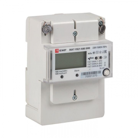 Счетчик SKAT 115E/1-5(60) 1ф многотариф. SIRD PROxima EKF 11501R
