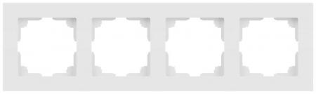 Рамка 4-м СП Accent 6-504-01М бел. матов. Intro Б0063759