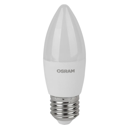 Лампа светодиодная LED Value LVCLB60 7SW/840 7Вт свеча матовая E27 230В 2х5 RU (уп.5шт) OSRAM 4058075578043