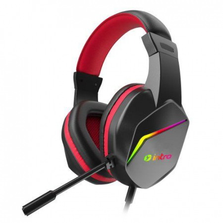 Комплект клавиатура и мышь GXZ990 игровой 1200-3600dpi + коврик + гарнитура черн. Intro Б0060195