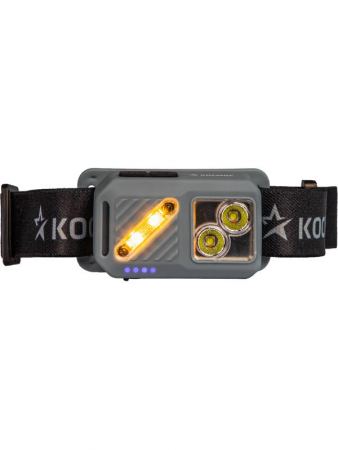 Фонарь налобный 2х2Вт XPG 3х1Вт SMD/Li-po1200мА.ч ABS пластик магниты и крюк КОСМОС (KOC850Lit)