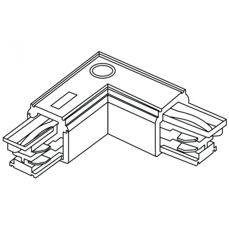 Соединитель Connector TF L-shaped internal black СТ 4909001040