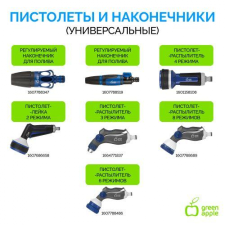 Шланг усиленный армированный NTS 12мм (1/2дюйм) х 20м GATH-1220 Green Apple Б0059141