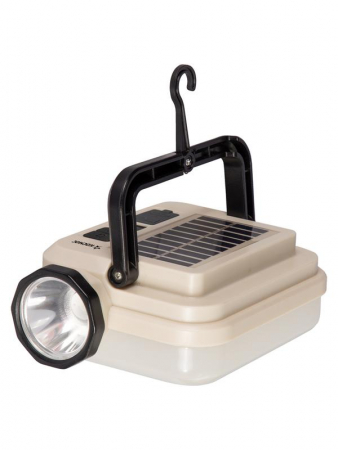 Фонарь кемпинговый аккум. 5Вт Laser Led/59 SMDLed/Li-ion2х18650/2400мА.ч солн. пан КОСМОС(KOC620Lit)