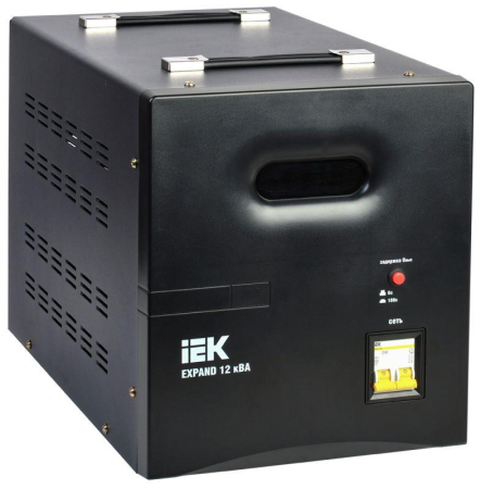 Стабилизатор напряжения 1ф 12кВА EXPAND переносной IEK IVS21-1-012-11