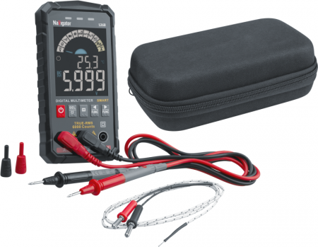 Мультиметр 95 770 NMT-Mm-126B True RMS Smart цветной дисплей Navigator 95770