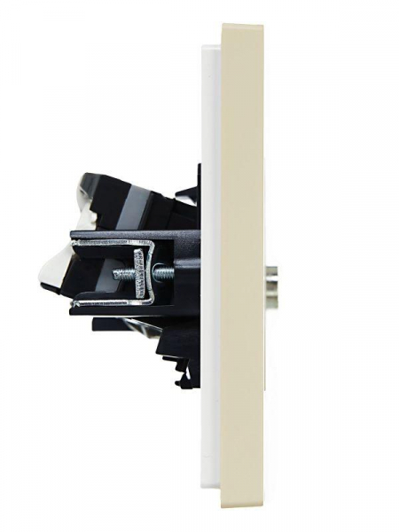 Розетка 2-м TV+RJ45 кат.5E FORTE&PIANO FP436 ваниль IEK FP-AK20-1-K10