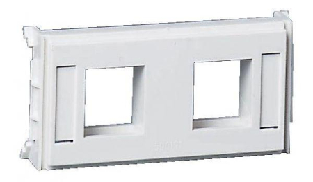 Плата CYB-DP для 2хRJ45 keystone бел. SchE 5971714