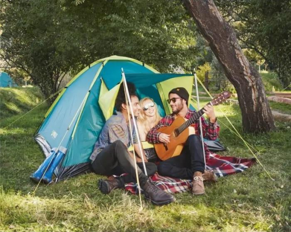 Палатка 3-местная однослойная Coolground3 210х210х120см (68088) Bestway 6942138969740