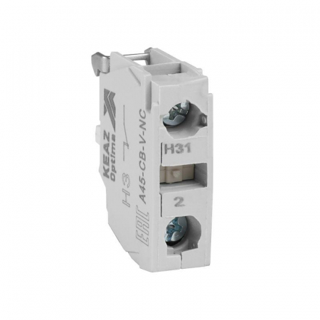 Блок контактный OptiSignal D22 A45-CB-V-NC 1НЗ винтовой зажим ZBE102 КЭАЗ 332201