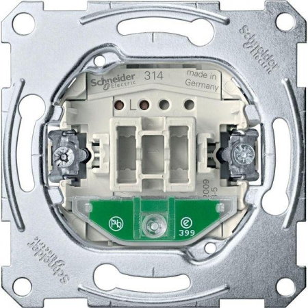 Механизм выключателя 1-кл. 1п СП Merten 10А IP20 10AX с индикацией SchE MTN3101-0000