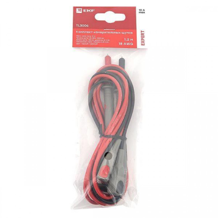Комплект измерительных щупов TL3006 (1.2м) (18AWG) Expert EKF TL3006