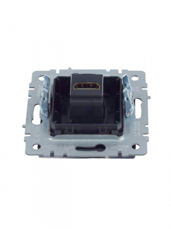 Розетка СП BRITE HDMI РHDMI-0-БрМ механизм маренго IEK BR-H10-K35