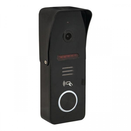 Видеопанель вызывная CPV-02 1000TVL IP65 со считыв. ключей 4пр. черн. EKF int-cpv-02