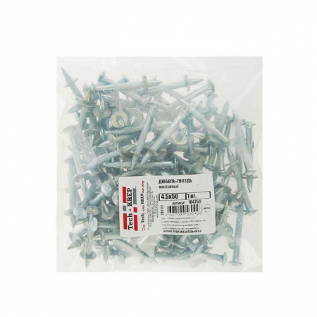 Дюбель-гвоздь монтажный 4.5х50 (уп.1кг) Tech-Krep/Zitar 104759