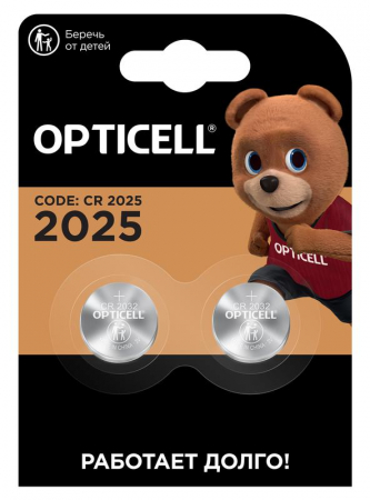Элемент питания литиевый CR2025 (блист. 2шт) Specialty Opticell 5060004